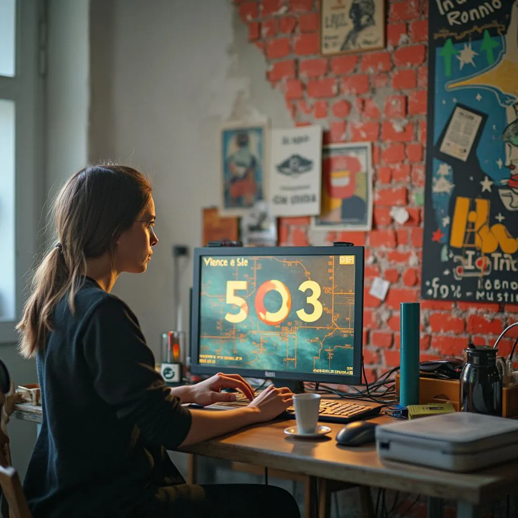Diseñadora UX retro